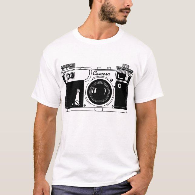 T-shirts Câmera Clássica (Frente)