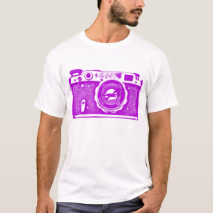 T-shirts Câmera Russa Gigante - Roxo