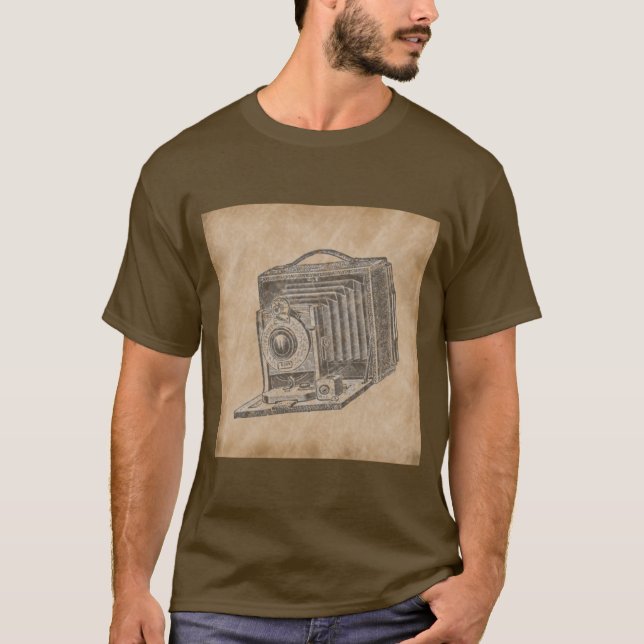 T-shirts Câmera Vintage (Frente)