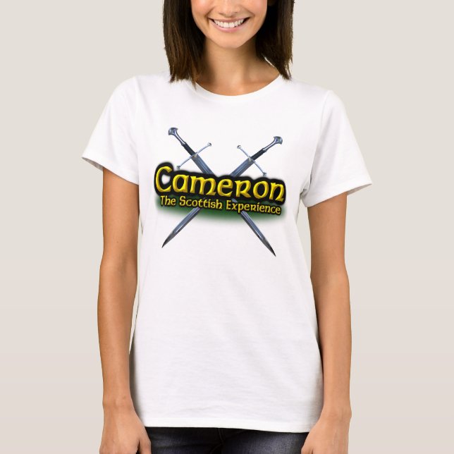 T-shirts Cameron The Scottish Experience Clan (Frente)