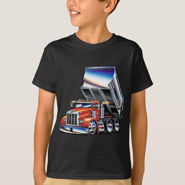 T-shirts Camião basculante de Peterbilt 357 (Frente)