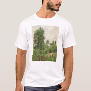 T-shirts Camille Pissarro   Paysage, gris dos temps um