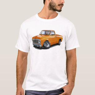 T-shirts Caminhão 1970-72 da laranja de Chevy C10
