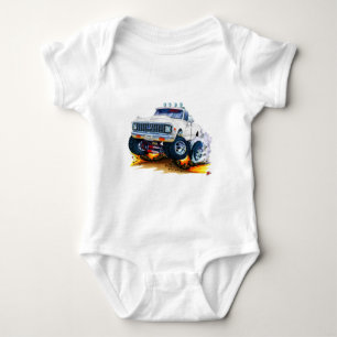 T-shirts Caminhão 1970-72 do branco de Chevy CK1500