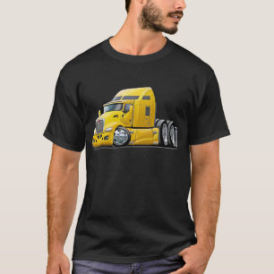 T-shirts Caminhão amarelo de Kenworth 660