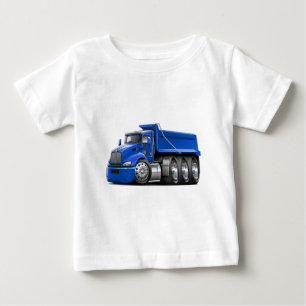T-shirts Caminhão do azul de Kenworth T440