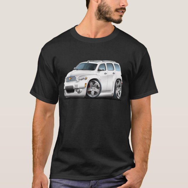 T-shirts Caminhão do branco de Chevy HHR (Frente)
