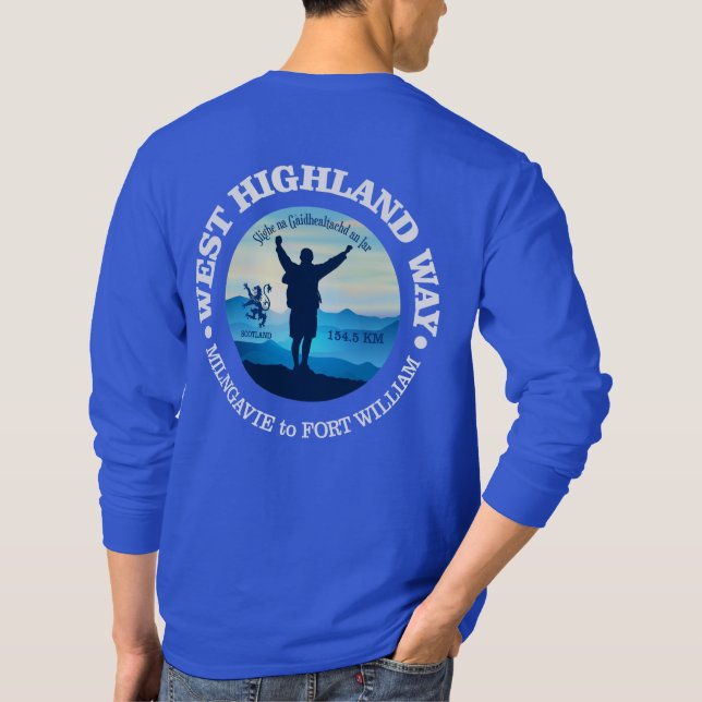 T-shirts Caminho (West Highland Way) (Verso)