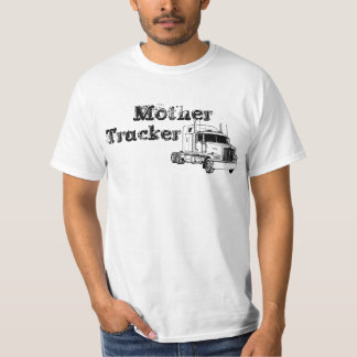 T-shirts Camionista da mãe etiquetado