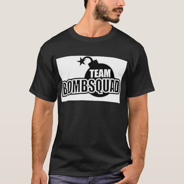 T-shirts Camionista de Bombsquad da equipe (Frente)