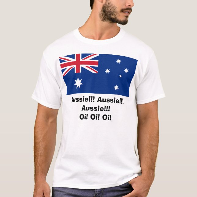 T-shirts Camisa, australiana!!! Australiano!!! (Frente)