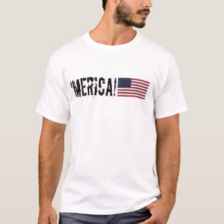 T-shirts 'Camisa da bandeira de Merica
