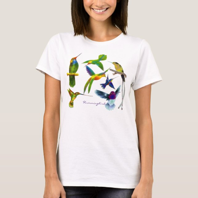 T-shirts Camisa-de-luxo, de uso feminino (Frente)