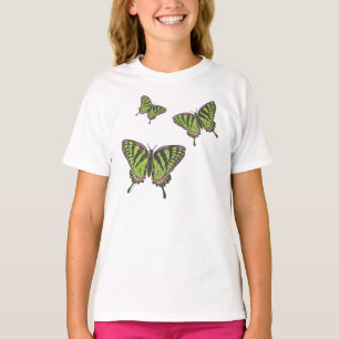 T-shirts Camisa-luz-bebê e rabo-de-cavalo