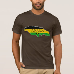 T-shirts Camisa-Marca de nomes do designer de mapas da Jama