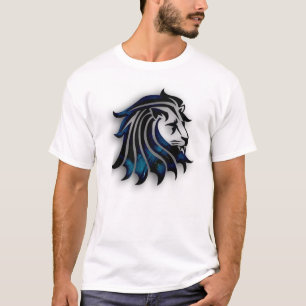 T-shirts Camisa-T básica/Leão-tribal
