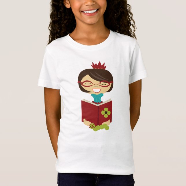 T-shirts Camisa-T da Princesa Princesa Meninas (Frente)