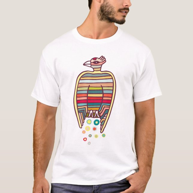 T-shirts Camisa-T de aves míticas (Frente)