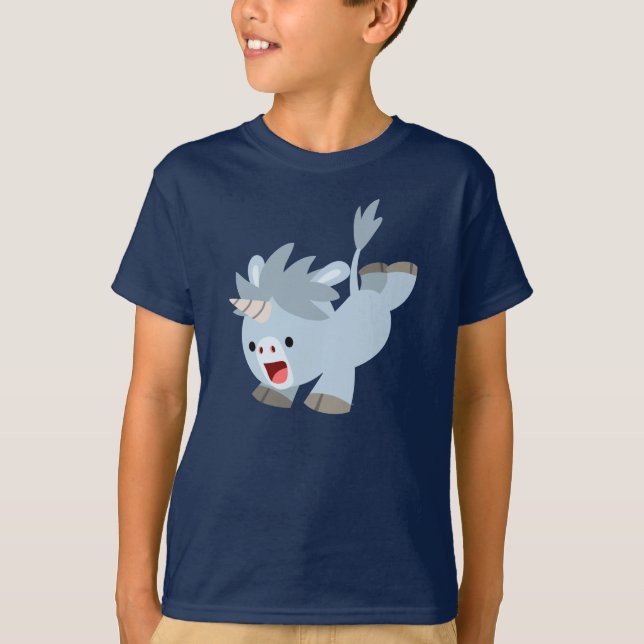 T-shirts Camisa-T de Bebê-Cartoon Mischievous (Frente)