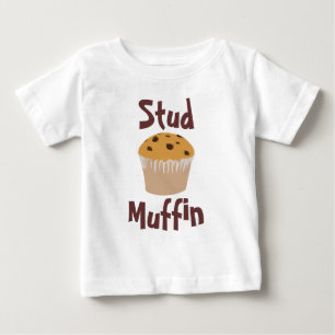 T-shirts Camisa-T de Bebê Cute de Muffin