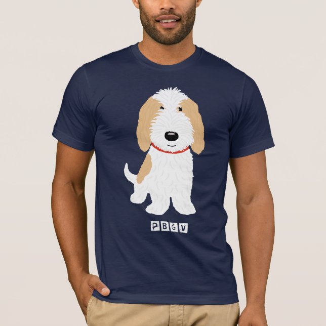 T-shirts Camisa-T de Cachorro PBGV (Frente)