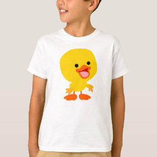 T-shirts Camisa-T de Cartoon Bonita Sorridente