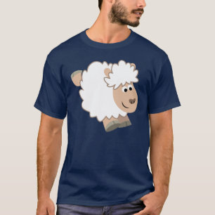 T-shirts Camisa-T de Cartoon Cortante Cortante