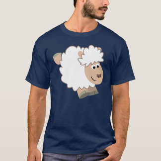 T-shirts Camisa-T de Cartoon Cortante Cortante
