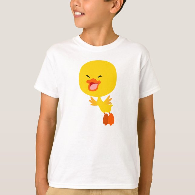 T-shirts Camisa-T de Cartoon Voadora Bestial Crianças (Frente)