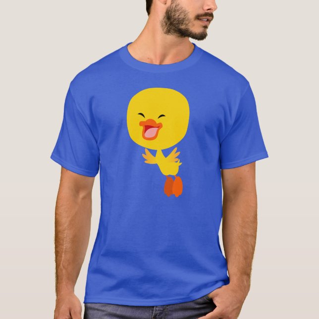 T-shirts Camisa-T de Duque-Cartoon Voadora Bonita (Frente)