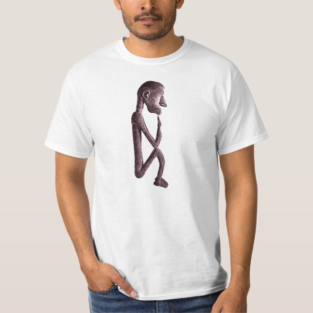 T-shirts Camisa-T de escultura de asma (Frente)