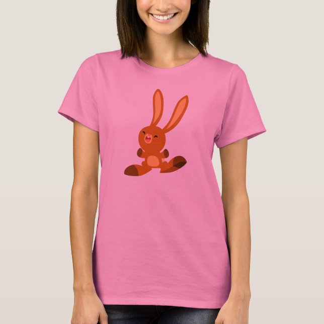 T-shirts Camisa-T de Feliz-branca (Frente)