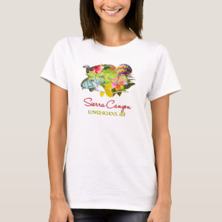 T-shirts Camisa-T de folga comprida com folga, de Bella, de