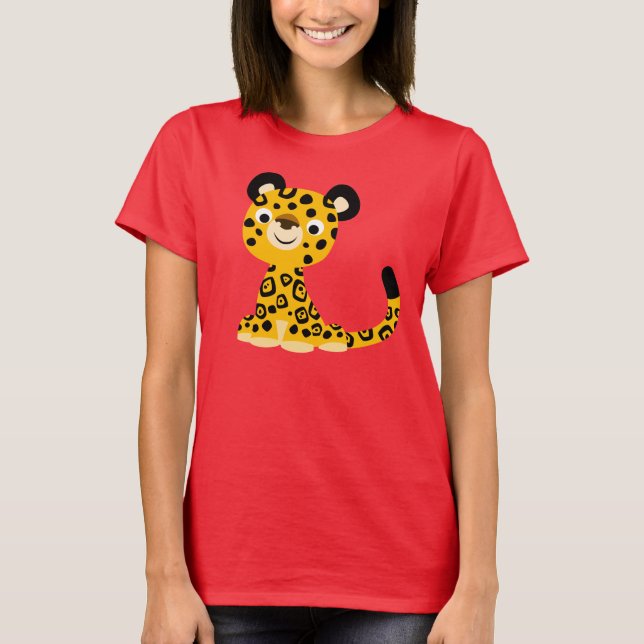 T-shirts Camisa-T de Jaguar, Uma Bela Amiga (Frente)