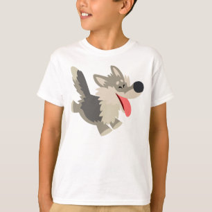 T-shirts Camisa-T de lobo-guisado, geleia e geleia