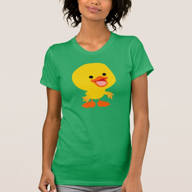 T-shirts Camisa-T de mulheres que sorriem bonitinha (Frente)