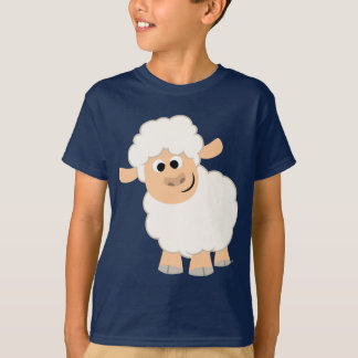T-shirts Camisa-T de Ovelha de Cartoon Bonita