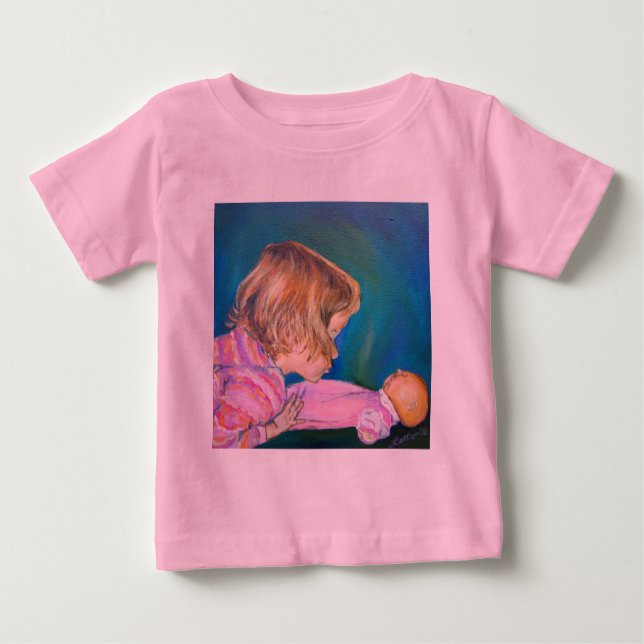 T-shirts Camisa-T de pijama rosa (Frente)