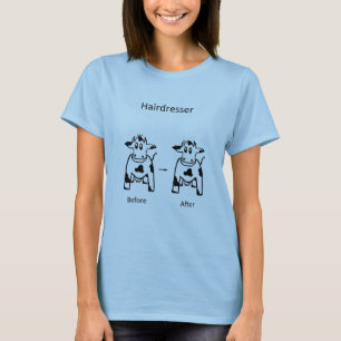 T-shirts Camisa-T do hairdresser