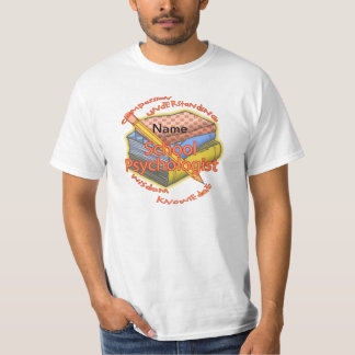 T-shirts Camisa-T do Motto, psicólogo escolar
