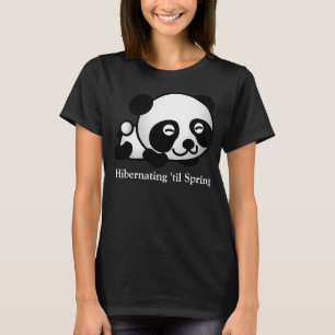T-shirts Camisa-T do Panda de Limpeza em Bruto