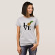 T-shirts Camisa-T feminina com amor de abacaxi (Frente Completa)