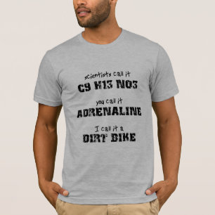 T-shirts Camisa-T-Motocross de diafragma adrenalina