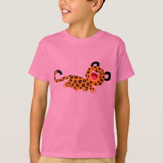 T-shirts Camisa-T para crianças leopardo lindas