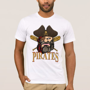 T-shirts Camisa-T Pirata Baseball