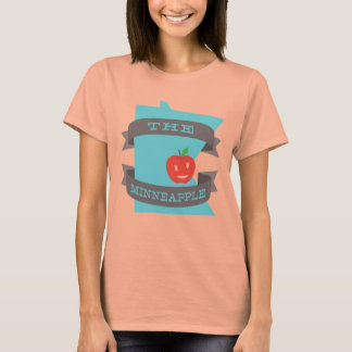 T-shirts Camiseta-camiseta-de-mulher do estado do Minneappl