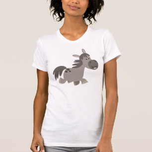 T-shirts Camiseta-Cinza-Pony-