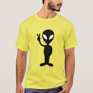 T-shirts Camiseta-corante espiral de alienígena masculino