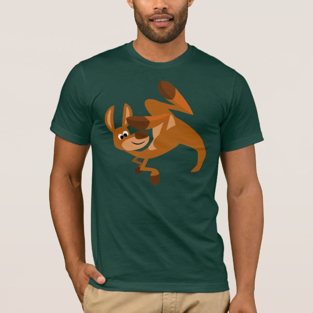 T-shirts Camiseta-de-sault de Kangaroo (Frente)