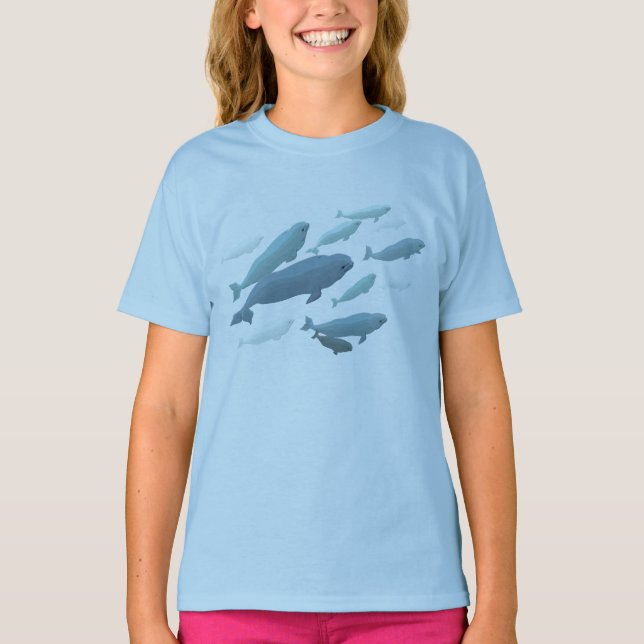 T-shirts Camiseta-doce de-baleia Beluga (Frente)